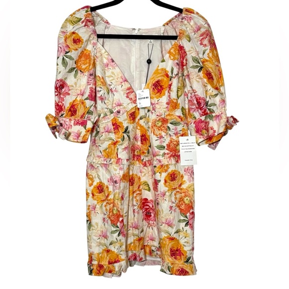 For Love & Lemons Julep Dress Size Medium Floral Mini Dress NWT - Picture 3 of 16